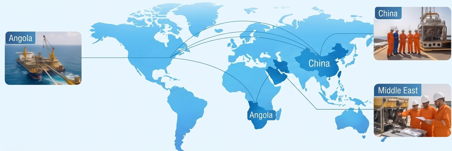 Global presence and partnerships overview